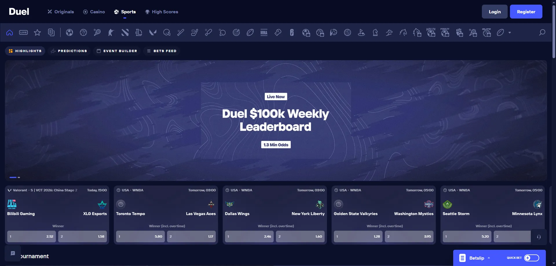 Apuestas deportivas en Duel Casino México — fútbol, eSports y más